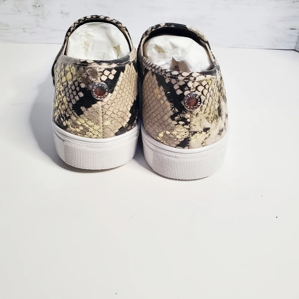 STEVE Madden Safary Snakeskin Slip On Sneakers - Picture 7 of 8